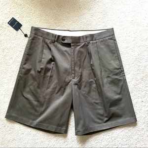 NWT Joseph & Feiss Khaki Chino Cotton Shorts, 36.